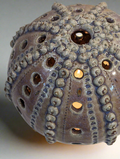 Sea Urchin Candle Holder - Serene Natural Tone